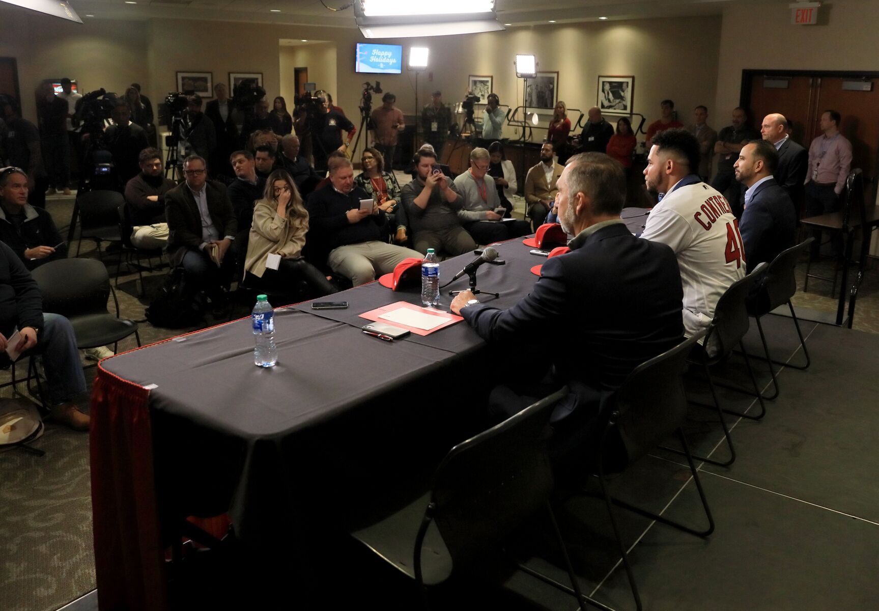Willson Contreras introduced by St. Louis Cardinals
